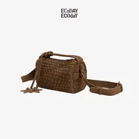 【交个朋友专属】ECODAY琥珀流光原创设计香槟色斜挎手拎包nano
