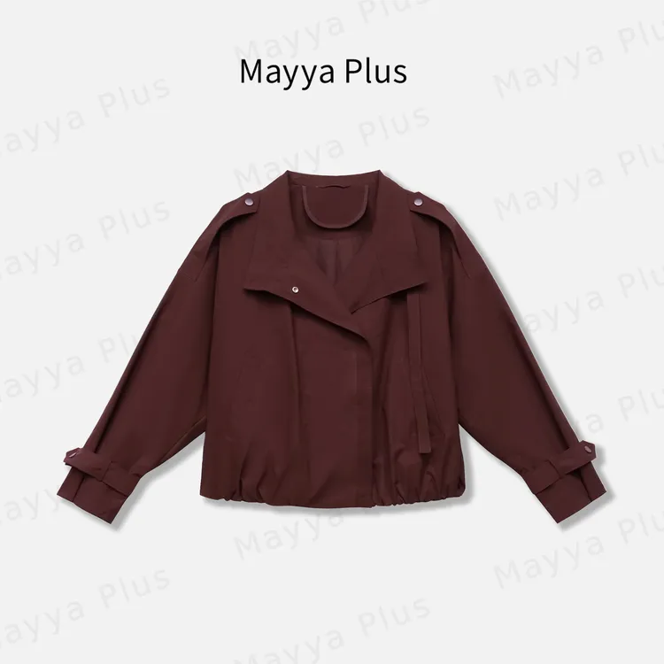 【尼斯假期】Mayya Plus麦芽定制高级感春秋新款百搭外套女32536516