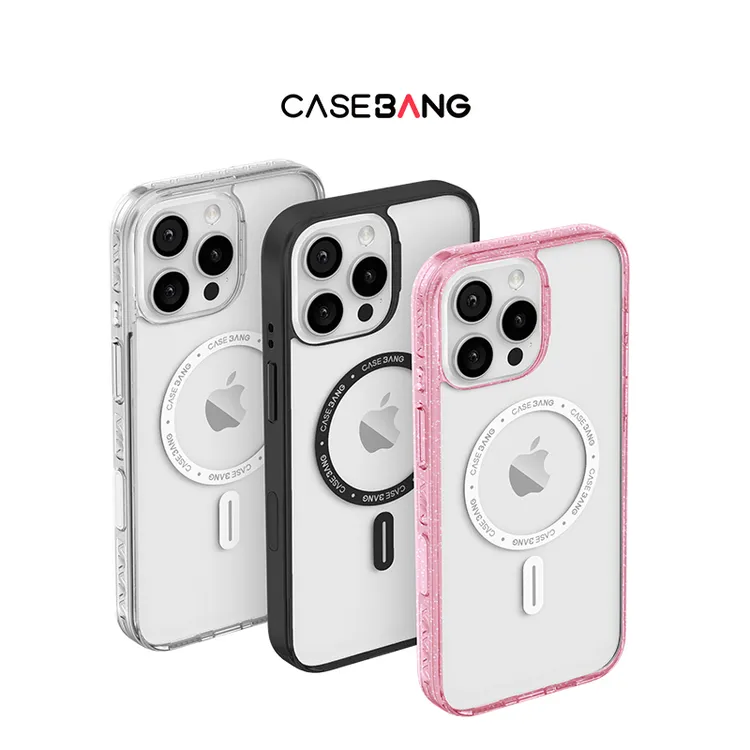 CASEBANG出奇透壳适用新款iPhone17苹果16三星透明磁吸手机壳防摔