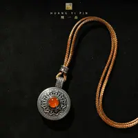 【凰一品】原矿冰红吊坠s925银