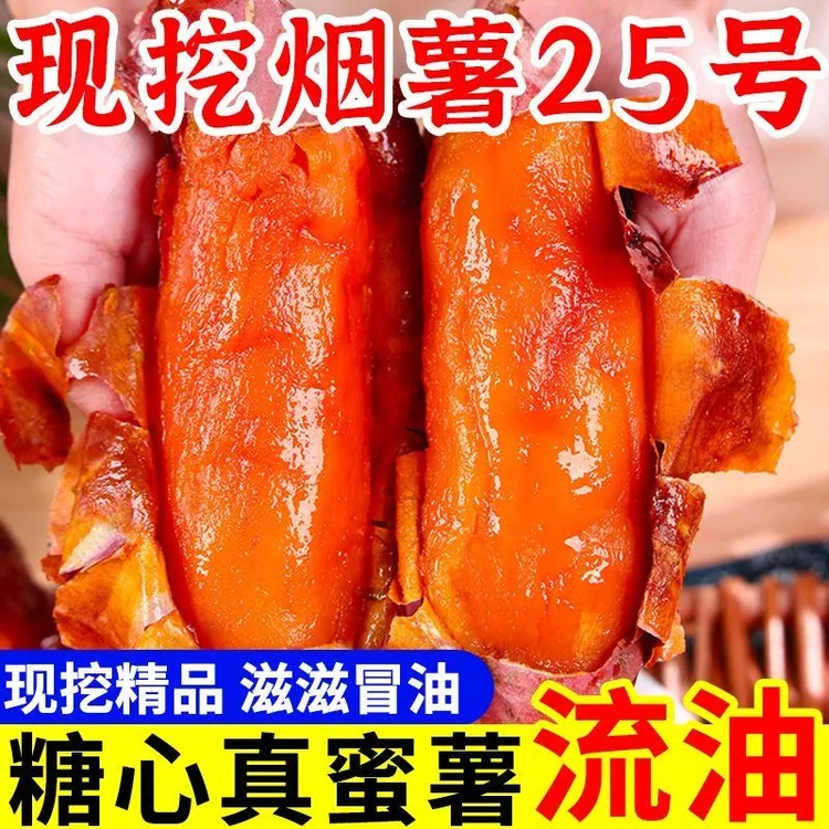 烟薯25号糖心蜜薯新鲜现挖软糯香甜沙地番薯红薯