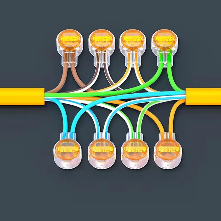 电脑路由器机顶盒网线监控接交换机网线连接端子双刀双线连接器