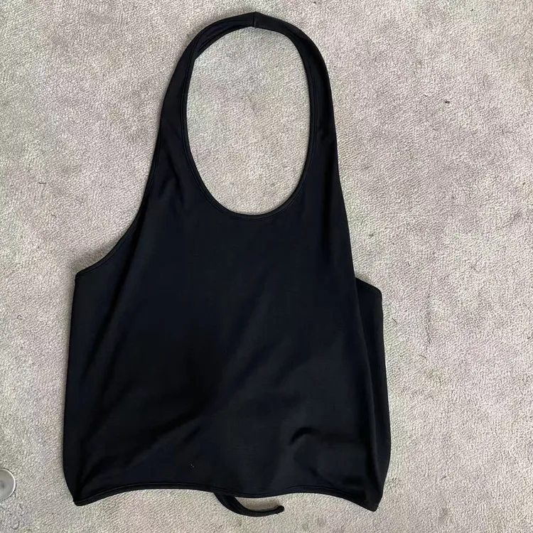 infobyfive2025夏季新款套脖围兜背心马夹马甲NF0505014