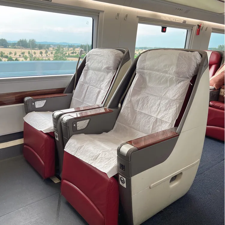 高铁一次性座椅套加厚一等二等座椅套桌垫动车座位套飞机大巴桌垫