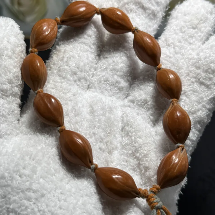 橄榄核素版飞燕系列1.2x2.0手串