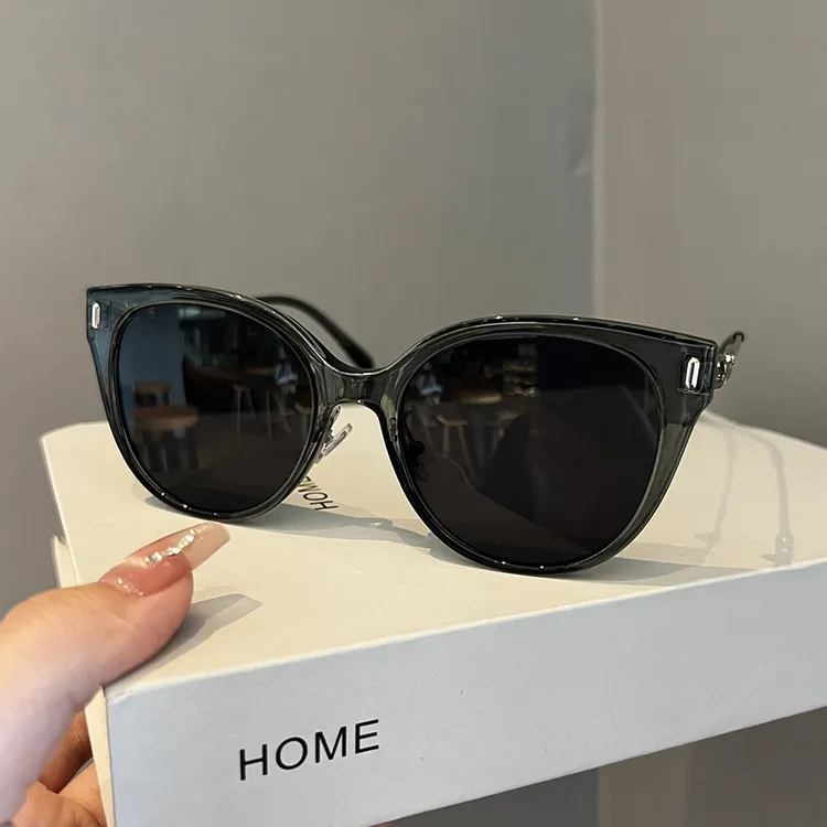 2025春夏新款大框墨镜女士复古辣妹高级感眼镜防紫外线遮阳太阳镜