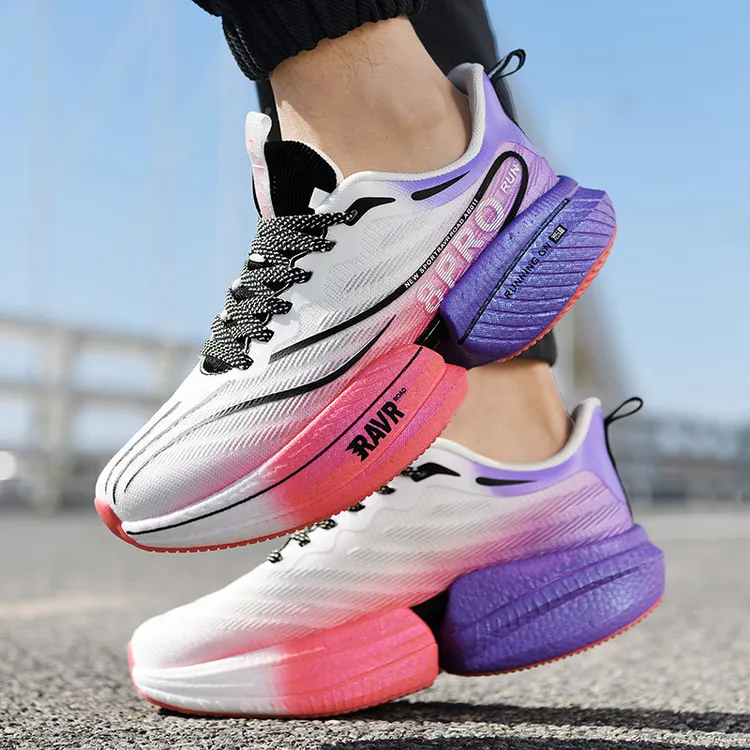 8PRO碳板减震跑鞋中大童学生网面透气休闲运动鞋情侣轻便跑步鞋男