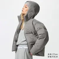 优衣库女装无缝羽绒连帽外套/外套夹克478577
