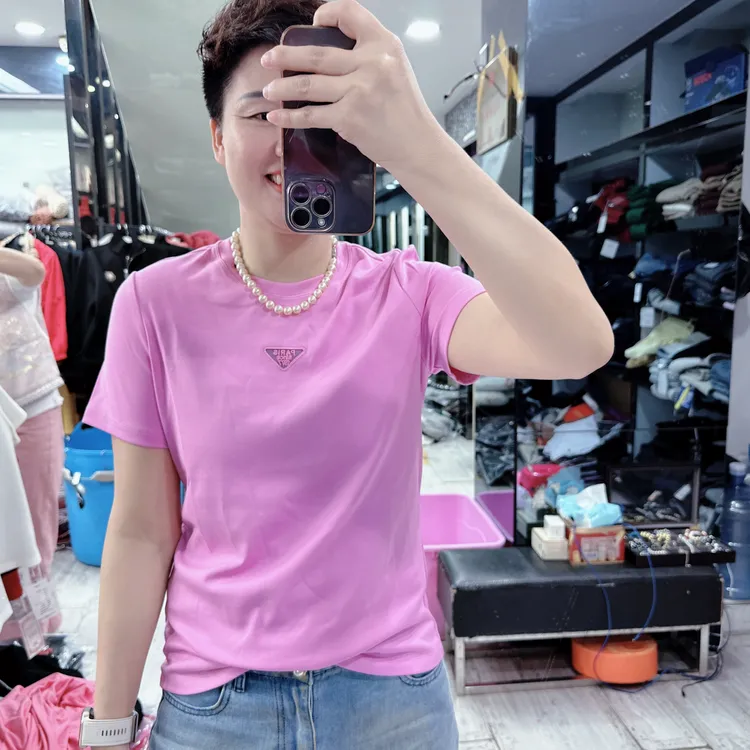 南韩正品R牌三角形新款11色定制版上衣24382夏季百搭