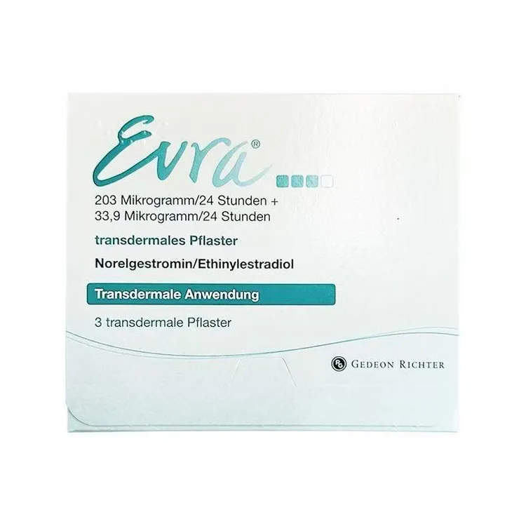 Evra欧版避孕贴三贴装一个月量
