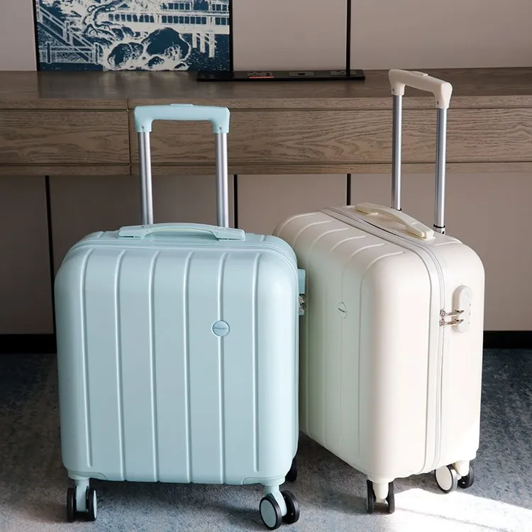 行李箱小型女18寸轻便拉杆密码旅行箱静音迷你登机箱子学生皮箱包