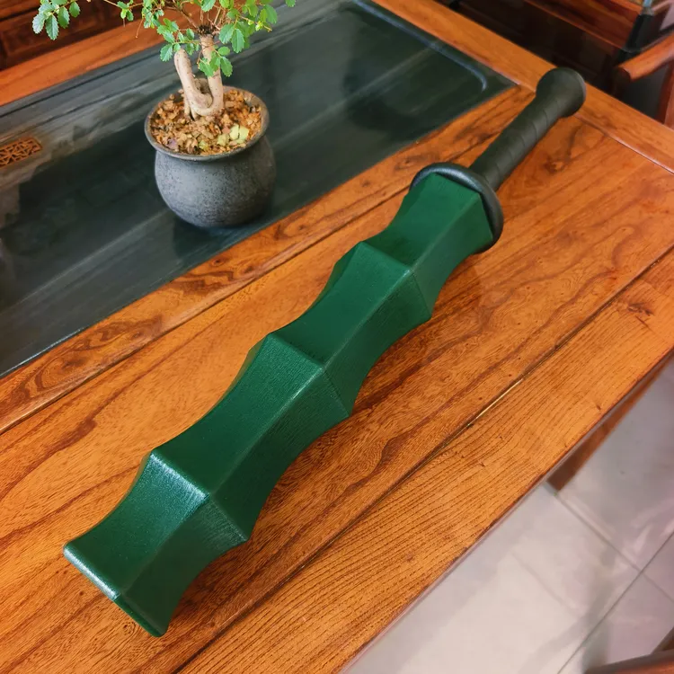 裁决棒铃  实心钢包胶  健身器材 热血传奇游戏周边兵器 裁决之杖