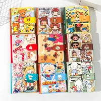 可爱m5活页本高颜值磁扣软皮卡通活页笔记本手账本