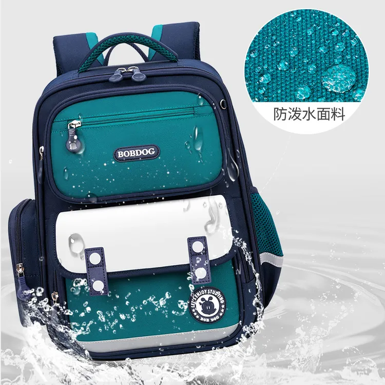 巴布豆小学生书包123456年级减压潮流超轻大容量英伦风男女童韩版