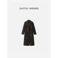 【DTWW大头韦韦】冬季羊毛高级感加厚西装长款外套918214