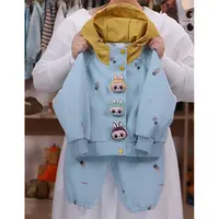 【My baby】男童-儿童秋款套装拉布布新款男儿童卫衣童装卫裤
