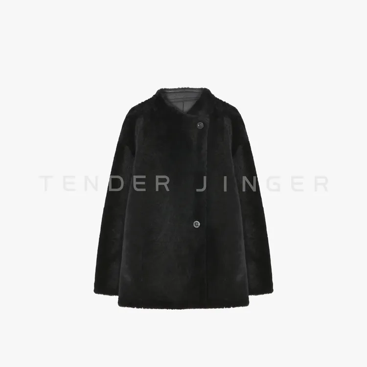 Tender Jinger｜线下专供 两面穿休闲款皮毛一体外套T54MDD50365