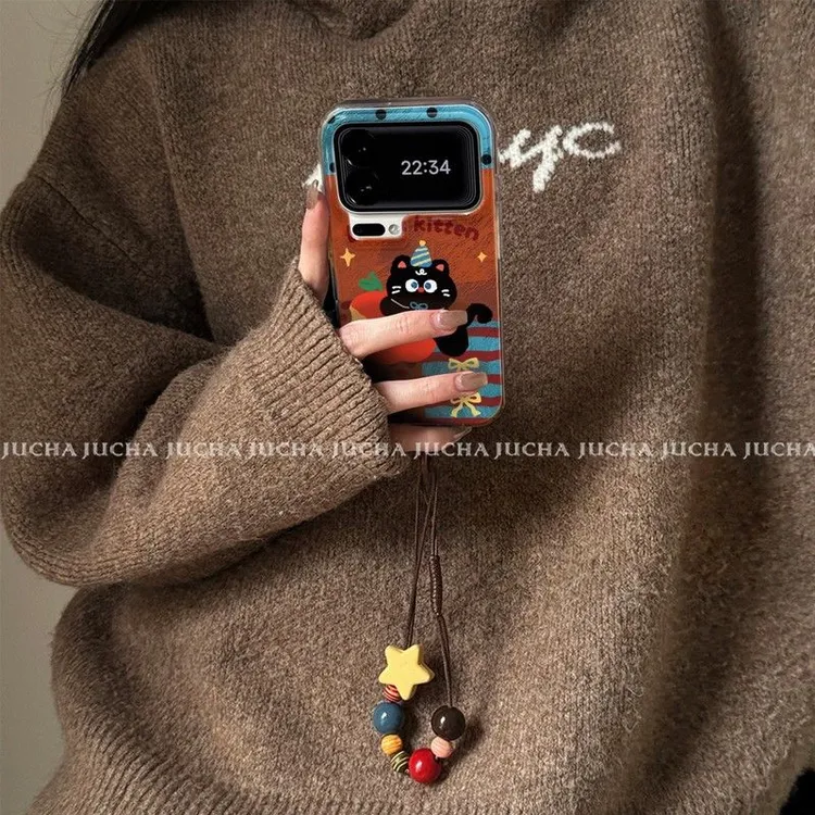 适用豹纹水果喵小米17promax手机壳可爱卡通xiaomi15设计感14散热