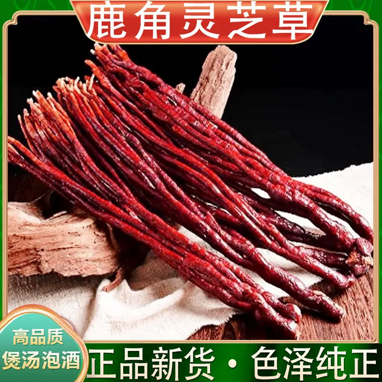 【高端品质】鹿角灵芝整枝木灵芝草大山的参形高原泡酒炖汤珍品干货