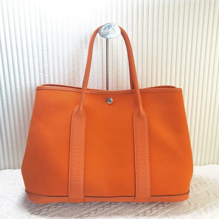 95新 Hermes/爱马仕 Hermes爱马仕garden party36花园包手提包