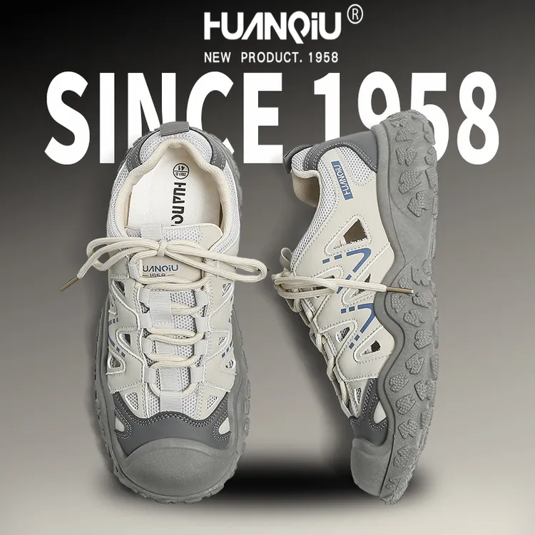 环球登山鞋2025夏季新款男士溯溪鞋透气舒适凉鞋户外徒步运动鞋男