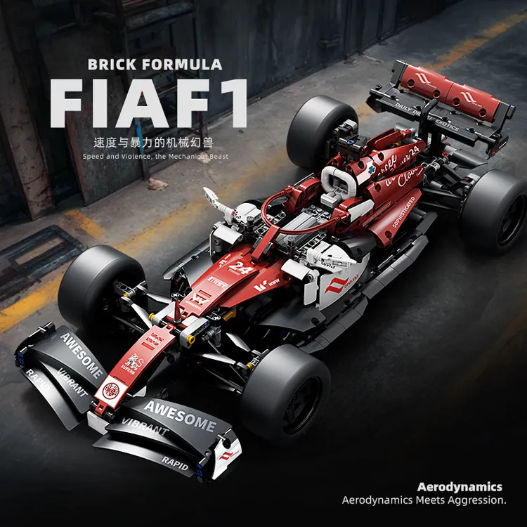 基础兼容乐高机械方程式拼装赛车积木玩具f1方程式跑车男孩高难度