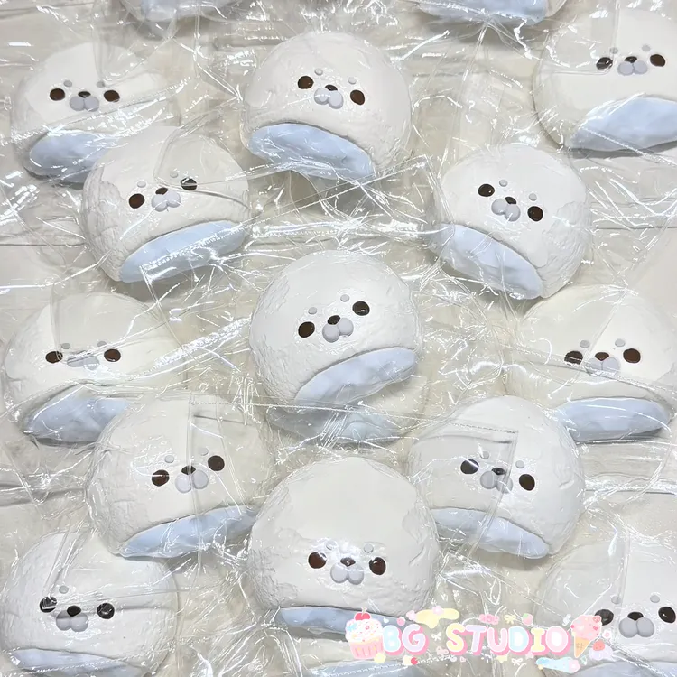 现货海豹大福解压玩具170g±10 乳膏泥、糯米泥（无开箱不售后）
