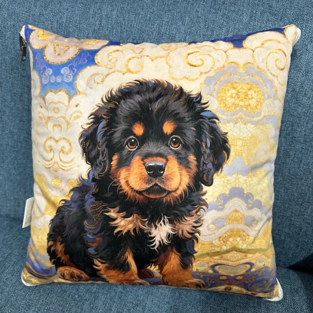 蒙古元素加厚抱枕被子二合一（40*40展开105*150cm）