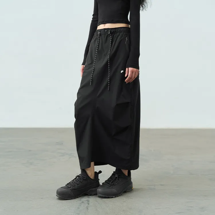 半圆女装[运动]2025春新H型轻户外运动半身裙女抽绳15629043