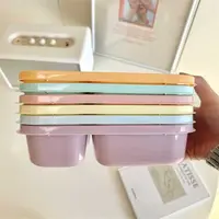 便携式三分格塑料便当盒六个装Z2991
