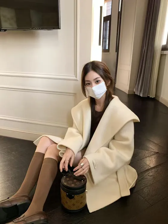 魔女斗篷 羊毛大衣女2025秋冬季新款中长款高级气质双面羊毛外套1