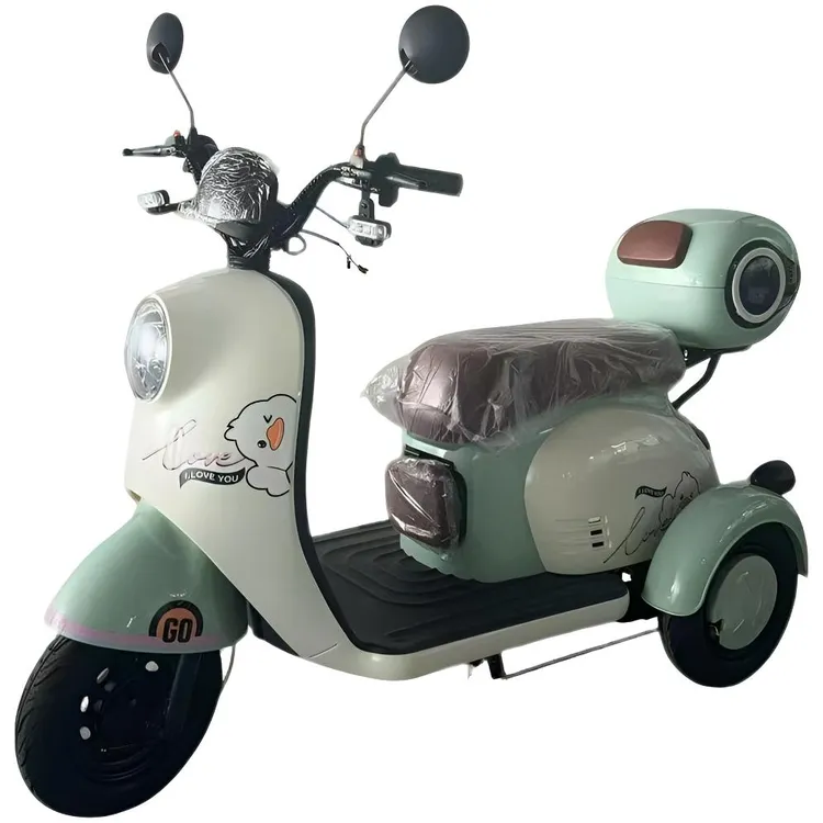 新款老年人接送亲子代步电动三轮车轻便代步小型家用