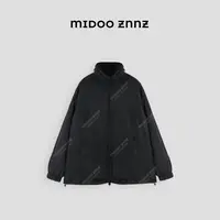 MIDOO ZNNZ 保暖摇粒绒正反两穿连帽夹克外套36907M