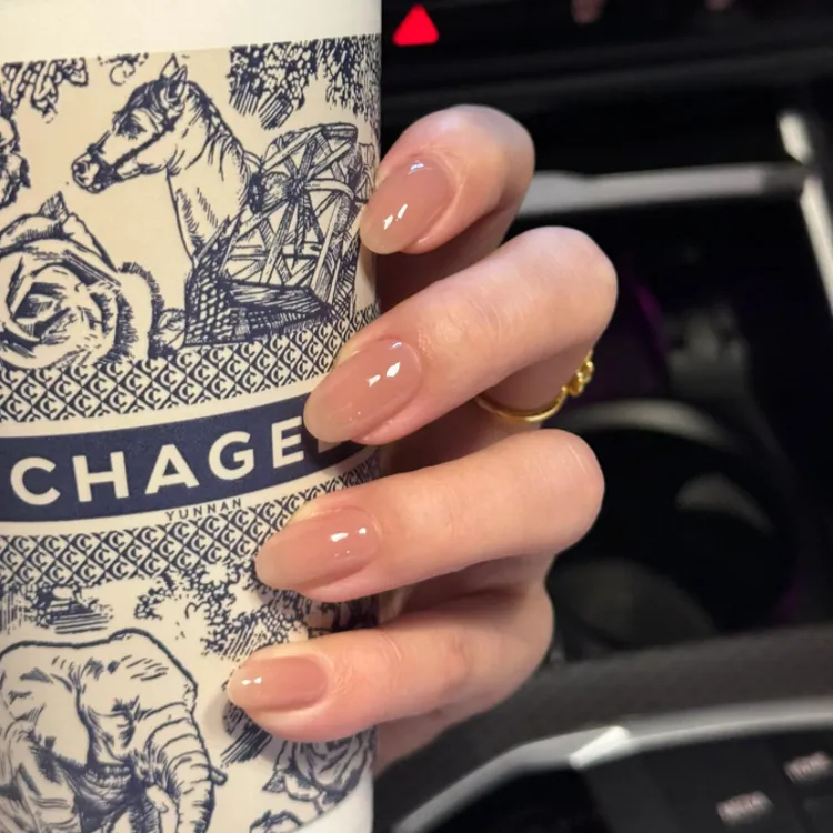 【嬛嬛甲】甘露寺嬛嬛甲裸色白开水气质纯欲简约百搭纯手工穿戴甲