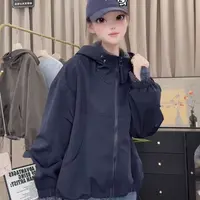 9933棉服运动宽松女士休闲外套女加棉长袖连帽上衣X