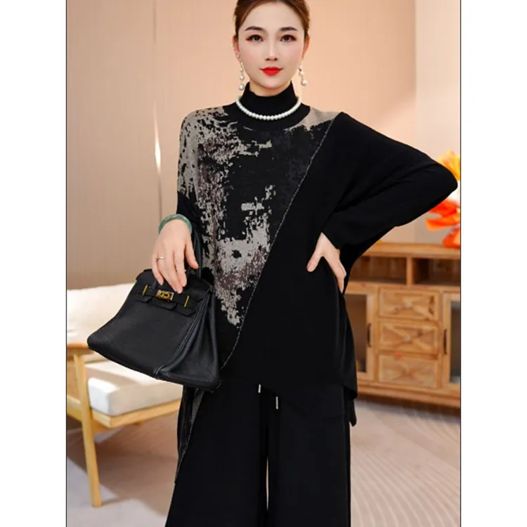 加厚保暖【梦君】秋冬女士打底衫爆款2025新款毛衣上衣-9108#