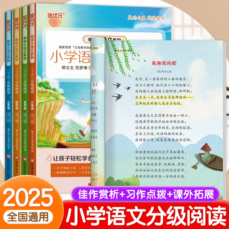 小学语文分级阅读 四五六年级小学生阅读理解专项训练书大开本