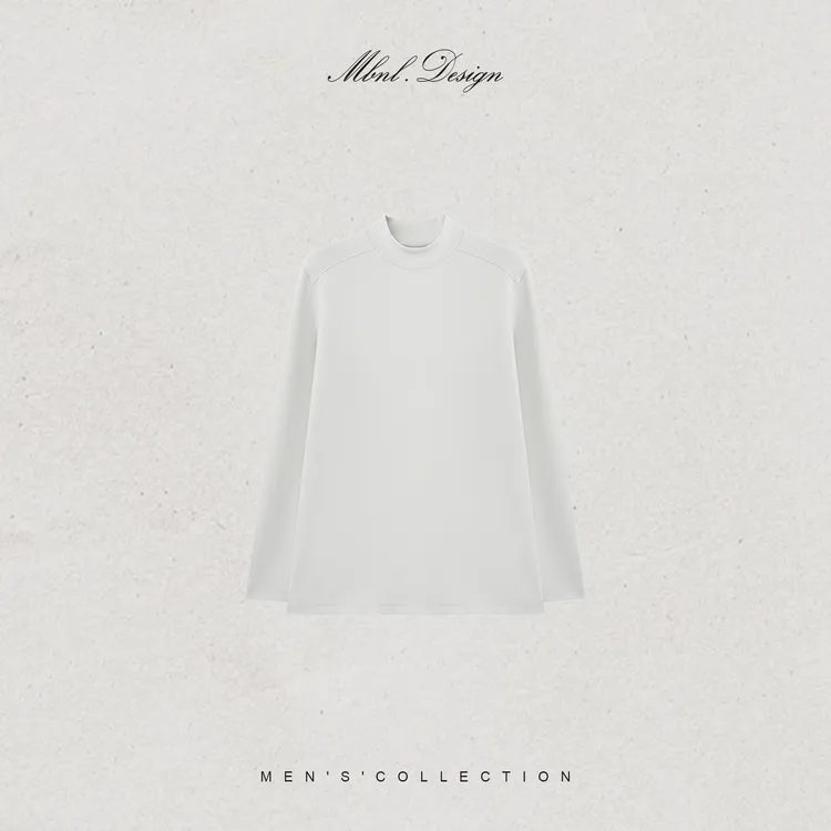MBNL-F「杰尼.空气层」秦磊男装240g山羊绒定织立体长袖LL-WSY0003