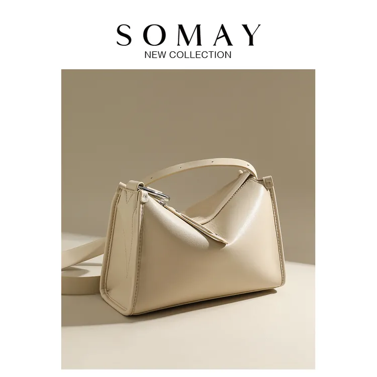 波士顿包包女式2024新款2025百搭单肩斜挎包小众大容量枕头女包小