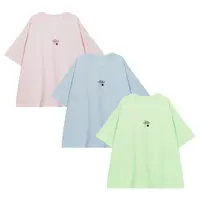 小樱桃T恤韩版夏季新款百搭时尚休闲宽松潮流印花圆领短袖上衣女