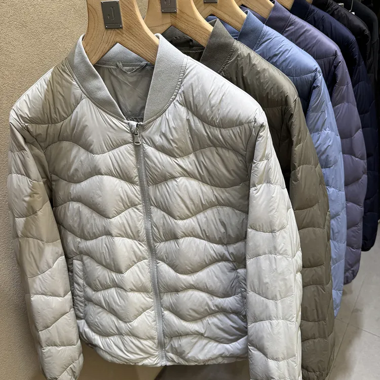 基础百搭神器轻便舒适亲肤料90绒保暖简约男士羽绒服潮2612