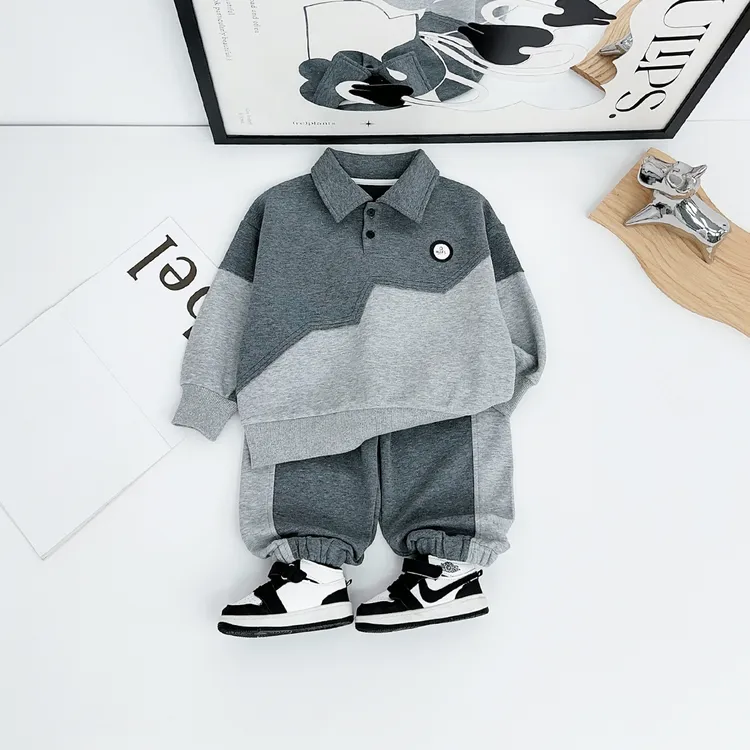 男童套装2025秋新款秋装儿童秋冬季两件套 HZ25874 悠悠童话童装