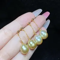 【小北好物】S925银海水珍珠巴洛克耳钉【多样性发一件】2QJ19X20