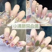  春夏穿戴甲美甲高级感小清新气质显白可拆卸穿戴甲片网红指甲