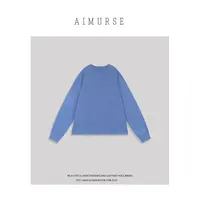 AIMURSE【懒人搭子】小众设计师 宽松简约纯棉百搭休闲T恤 AM80011