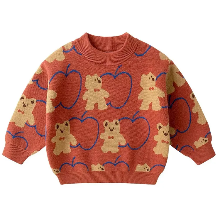 男女宝宝秋冬毛衣男童毛线衣冬装新款衣服女童针织衫洋气童装潮