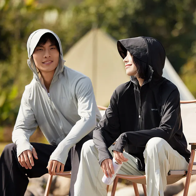 冰丝女防晒衣大帽檐夏季薄款透气防紫外线男款钓鱼防晒服