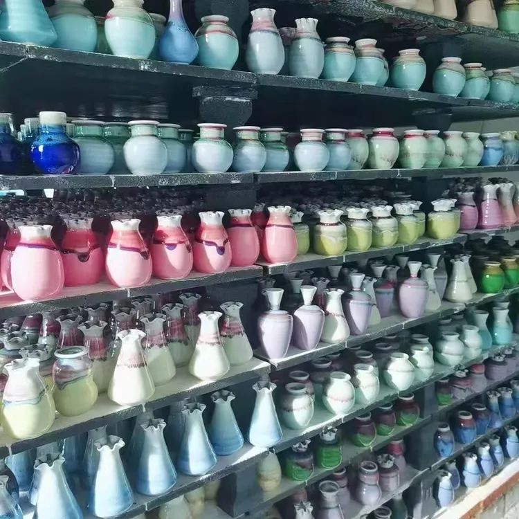 6个不同款】随机景德镇陶瓷创意摆件插花水培迷你花瓶花器厂家直销