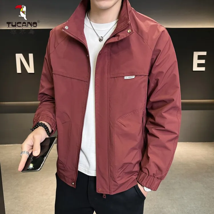 TUCANO/啄木鳥春秋季男士夹克潮流立领青年男装男士休闲外套衣服