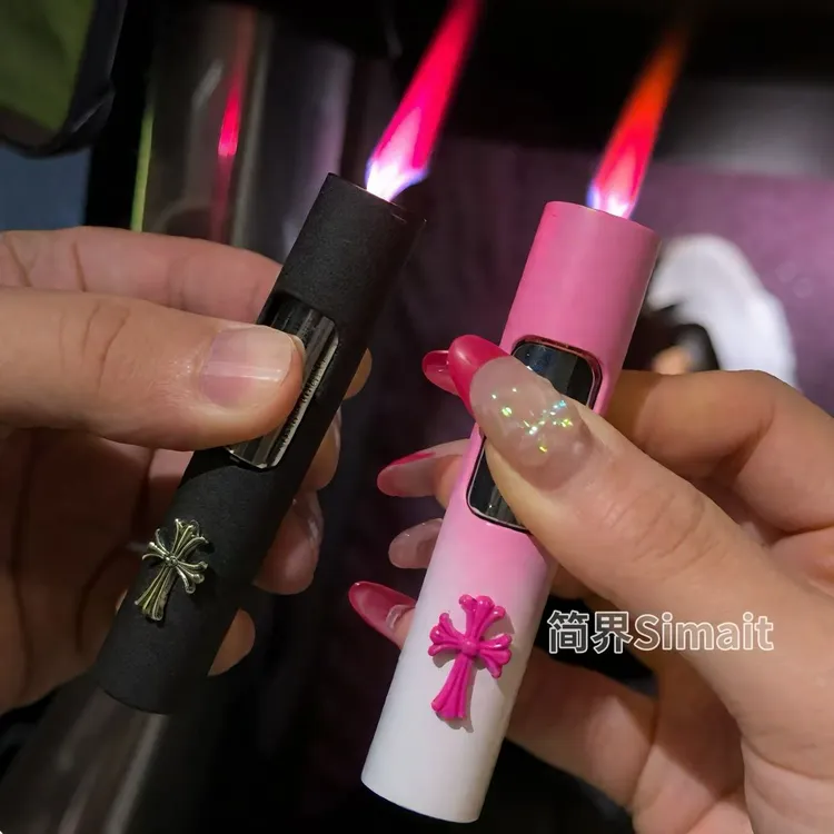 【简界】小巧便携克罗防风打火机ins高颜值创意十字架送男女友